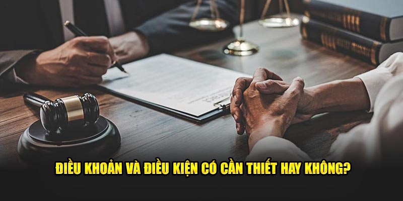 Điều khoản và điều kiện có cần thiết hay không?